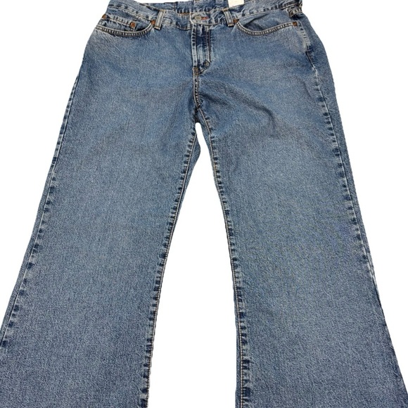 Lucky Bronx 5 Pocket Zipper Fly Size Classic Blue Denim Jeans 16/33 - Picture 1 of 11